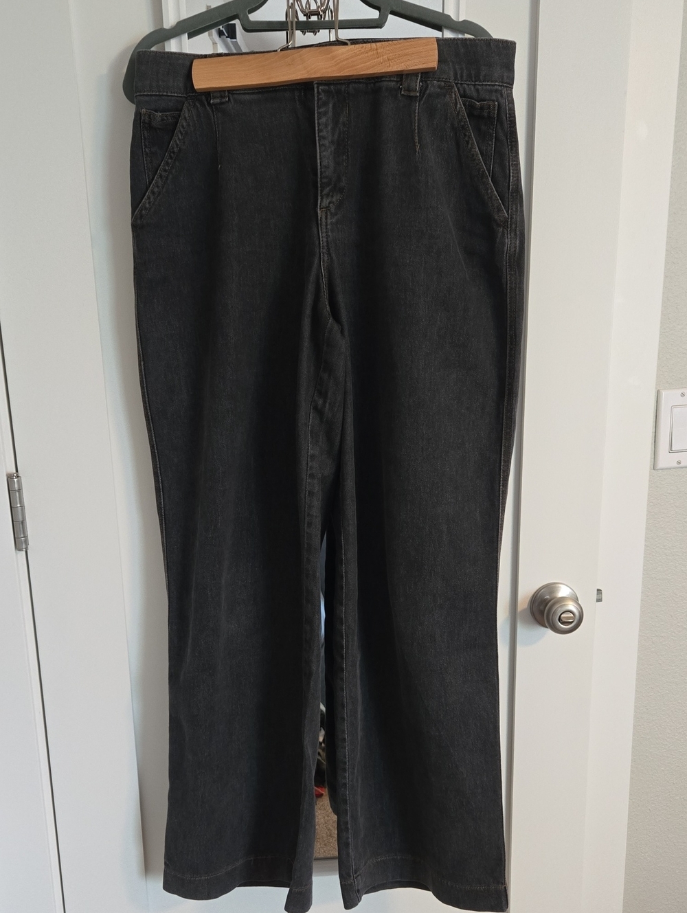 Democracy Ab Solution Wide-leg Jeans, Size: 10